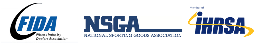 logos for FIDA, NSGA, and IHRSA